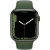 Apple Watch Series 7 GPS + Cellular 41mm Green Aluminum Case with Clover Sport Band (MKH93) - зображення 2
