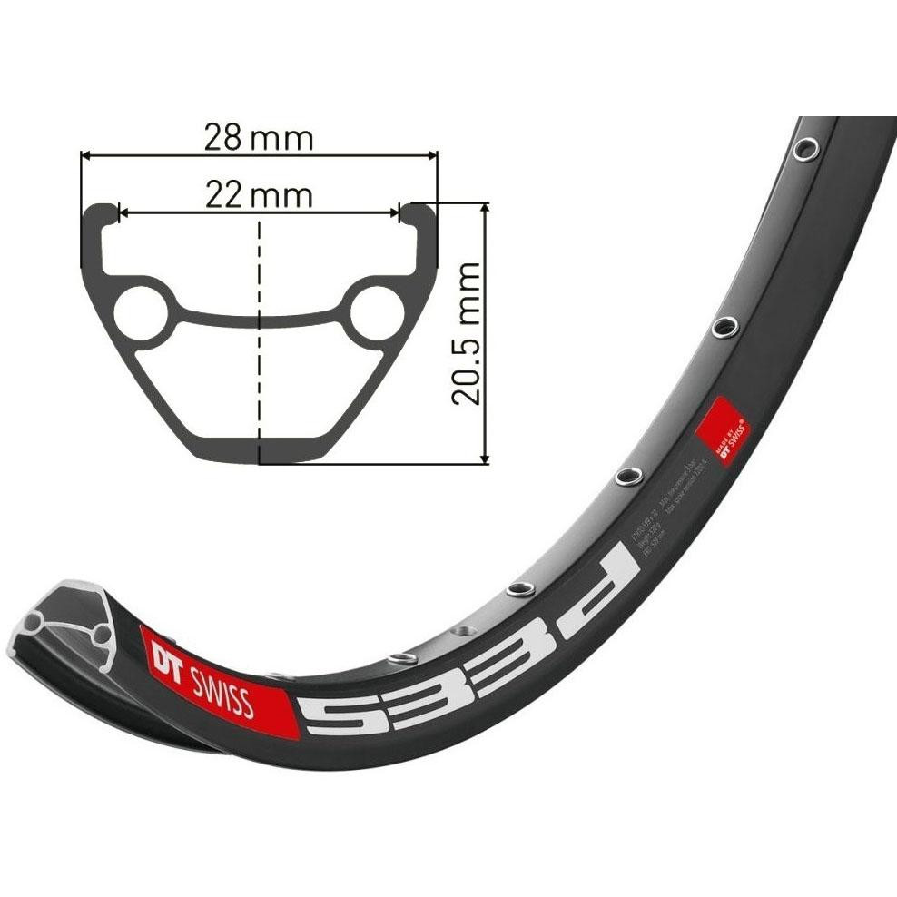 DT Swiss Обід  533D 26x22 DB P SE 32 BL 02P STD VI - зображення 1