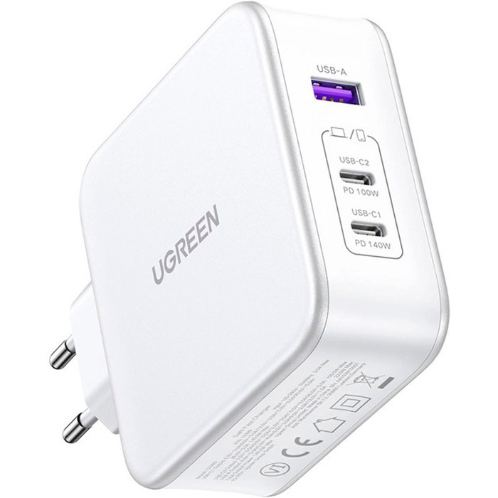 Boitier 140W - Chargeur secteur UGREEN CD289, 2x USB-C, 1x USB-A