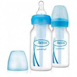 Dr. Brown's Бутылочка для кормления Natural Flow Options с узким горлышком, 120 мл, 2 шт. (SB42405-ESX)