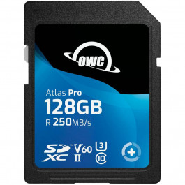 OWC 128GB Atlas Pro SDXC UHS-II V60 Media Card (OWCSDV60P0128)
