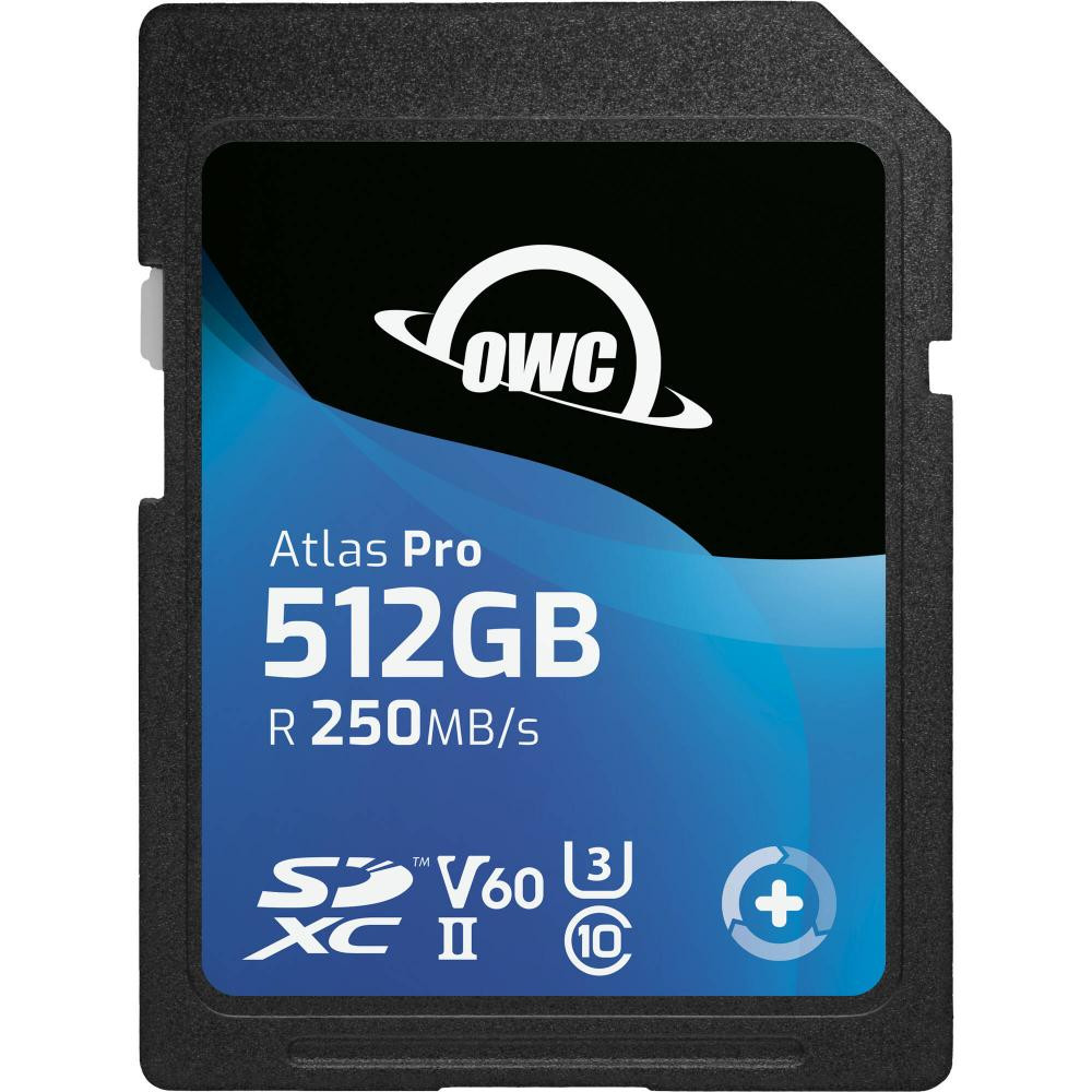 OWC 512GB Atlas Pro SDXC UHS-II V60 Media Card (OWCSDV60P0512) - зображення 1
