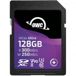   OWC 128GB Atlas ULTRA SDXC UHS-II V90 Media Card (OWCSDV90U0128)