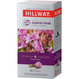 Hillway Чай черный с тимьяном пакетированный 25шт 37,5г (8886300990317)