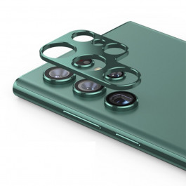 Epik Захисна рамка зі склом на задню камеру Tempered Glass для Samsung Galaxy S22 green