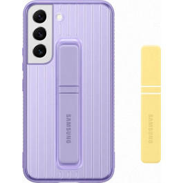 Samsung S901 Galaxy S22 Protective Standing Cover Lavender (EF-RS901CVEG)