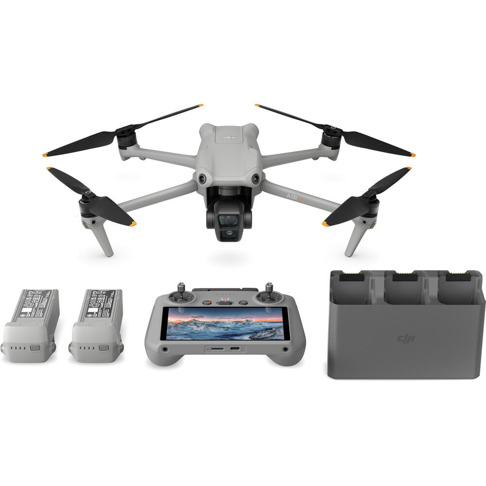DJI Air 3 Drone Fly More Combo with RC 2 (CP.MA.00000693.01; CP.MA.00000693.04) - зображення 1