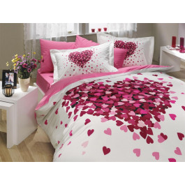 HOBBY Poplin Juana розовый двуспальный Евро (8693678546820)
