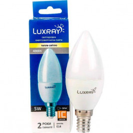 Luxray LED 5W C37 E14 220V 3000K (LX430-B35-1405)