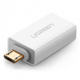 UGREEN US195 USB-A to Micro USB White (30529)