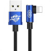 Baseus MVP Elbow Type Cable USB For IP 1.5A 2M Blue (CALMVP-A03) - зображення 1