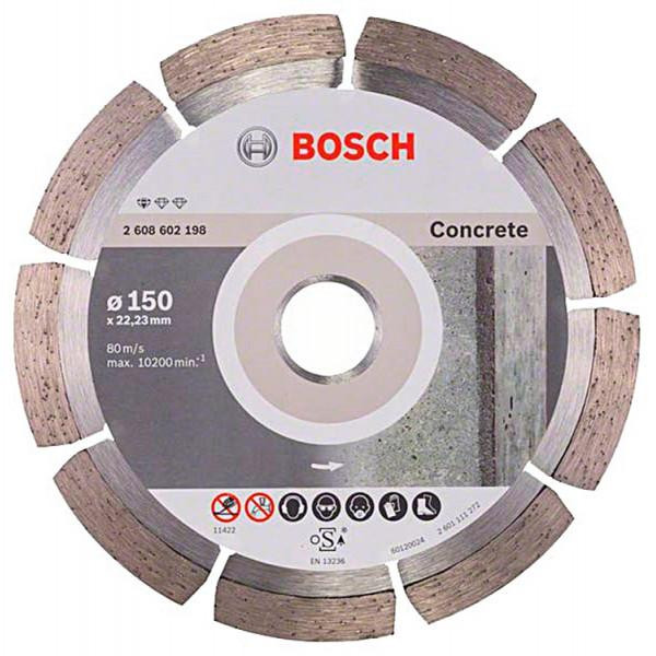 Bosch Диск отрезной алмазный по бетону Bosch 180x22,23x2 (2608602199) - зображення 1