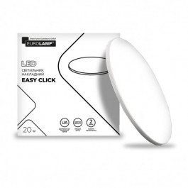 EUROLAMP Світильник світлодіодний  Easy Click 20 Вт білий 4000 К LED-NLR-20W(T)