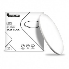 EUROLAMP Світильник світлодіодний  Easy Click 26 Вт білий 4000 К LED-NLR-26W(T)