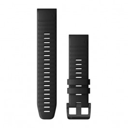 Garmin Ремешок для Fenix 6 22mm QuickFit Black Silicone bands (010-12863-00)