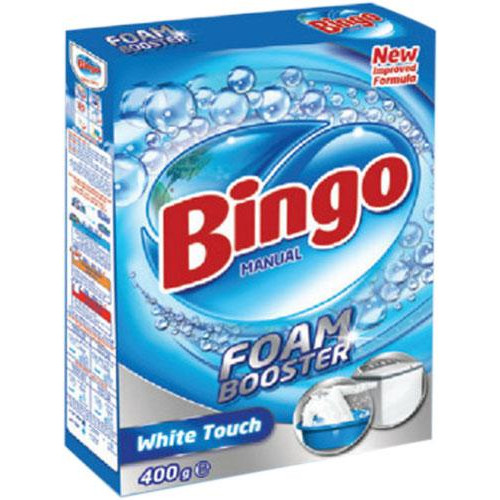 Bingo Порошок пральний  White для ручного прання, 400 г (8690536920594) - зображення 1