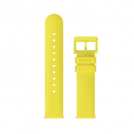 Mobvoi Силиконовый ремешок  TicWatch E3/GTH/C2 Rubber Silicone Strap 20mm Yellow