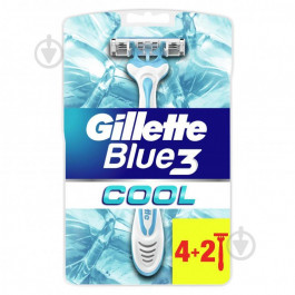 Gillette Бритва  Blue 3 Cool 6шт (7702018457304)