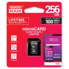 GOODRAM 256 GB microSDXC class 10 UHS-I + SD Adapter M1AA-2560R12 - зображення 1