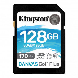 Kingston 128 GB SDXC class 10 UHS-I U3 Canvas Go! Plus SDG3/128GB