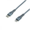 Grand-X GRAND-X USB-C/Lightning Gray 1m (CL-01) - зображення 2
