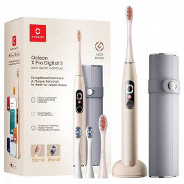 Oclean X Pro Digital Set Electric Toothbrush Champagne Gold (6970810552577)