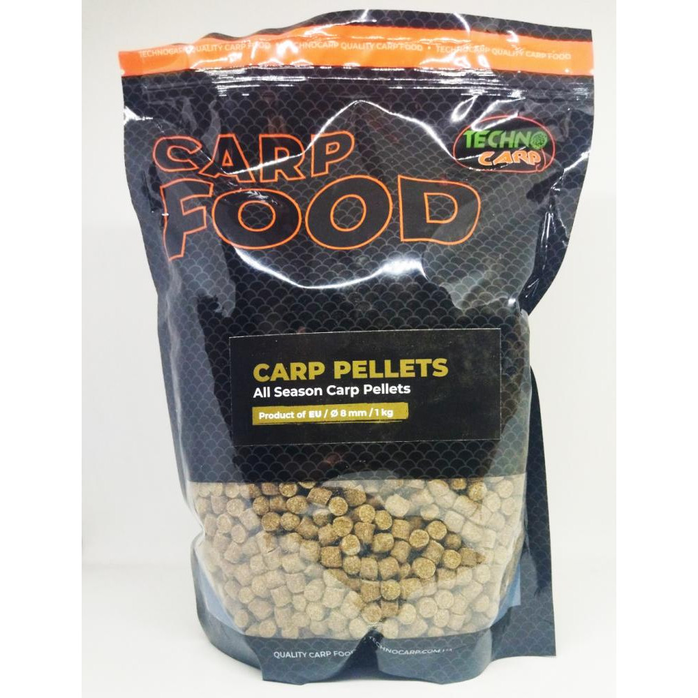 ТехноКарп Пеллетс All Season / Carp Pellets / 8mm 1kg (80284) - зображення 1