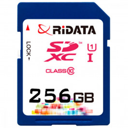 RiData 256 GB SDXC class 10 UHS-I FF970342