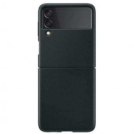 Samsung Z Flip3 Leather Cover Green (EF-VF711LGEG) - зображення 1