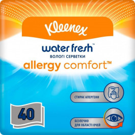 Kleenex Вологі серветки  Allergy Comfort 40 шт. (5029053573786)