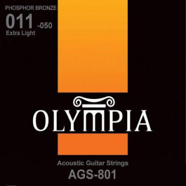 OLYMPIA Струны для акустической гитары AGS801