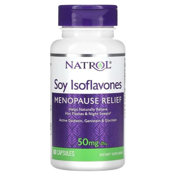 Natrol Соевые изофлавоны, Soy Isoflavones, , 60 капсул - зображення 1