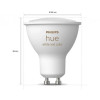 Philips Hue White And Color Ambiance GU10 5.7W HomeKit Bluetooth 3 шт (929001953113) - зображення 2