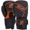 Zelart Перчатки боксерские кожаные на липучке VL-3149, размер 10oz, черный - зображення 1