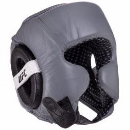 UFC Шлем боксерский PRO Training / размер XL, серебряный-черный (UHK-69961)