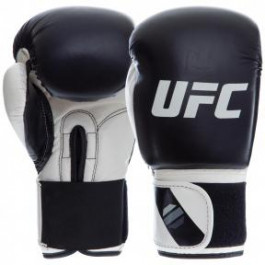 UFC Перчатки боксерские PRO Compact / размер L, белый-черный (UHK-75005)