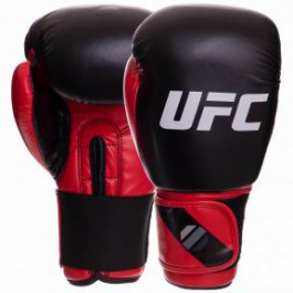 UFC Перчатки боксерские PRO Compact / размер L, красный-черный (UHK-69999)