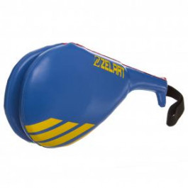 Zelart Ракетка для тхэквондо одинарная BO-1421, синий/желтый