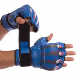 Zelart Перчатки для смешанных единоборств MMA BO-1394, размер L, синий