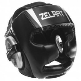 Zelart Шлем боксерский BO-1328, размер XL, черный/серебряный
