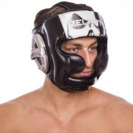 Zelart Шлем боксерский BO-1320, размер XL, черный/белый