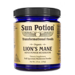 Real Mushrooms Їжовік гребінчастий Sun Potion, Organic Lion’s Mane, 100 г