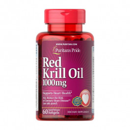   Puritan's Pride Red Krill Oil 1000 mg (60 softgels)