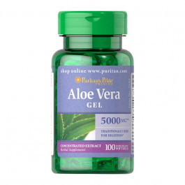   Puritan's Pride Aloe Vera Gel 5000 mg (100 softgels)