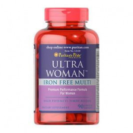   Puritan's Pride Ultra Woman Iron Free Multi (90 caplets)