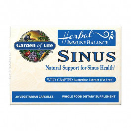 Garden of Life Herbal Immune Balance Sinus (30 veg caps)