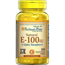   Puritan's Pride Natural E-100 IU (100 softgels)