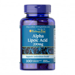 Puritan's Pride Alpha Lipoic Acid 200 мг 100 капсул