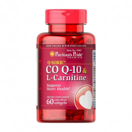 Puritan's Pride Коензим Q10 з Л-карнітином Пуританс Прайд /  CO Q-10 & L-Carnitine (60 softgels)