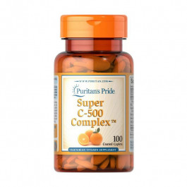 Puritan's Pride Комплекс Вітаміну Ц Пуританс Прайд /  Super C-500 Complex (100 caplets)